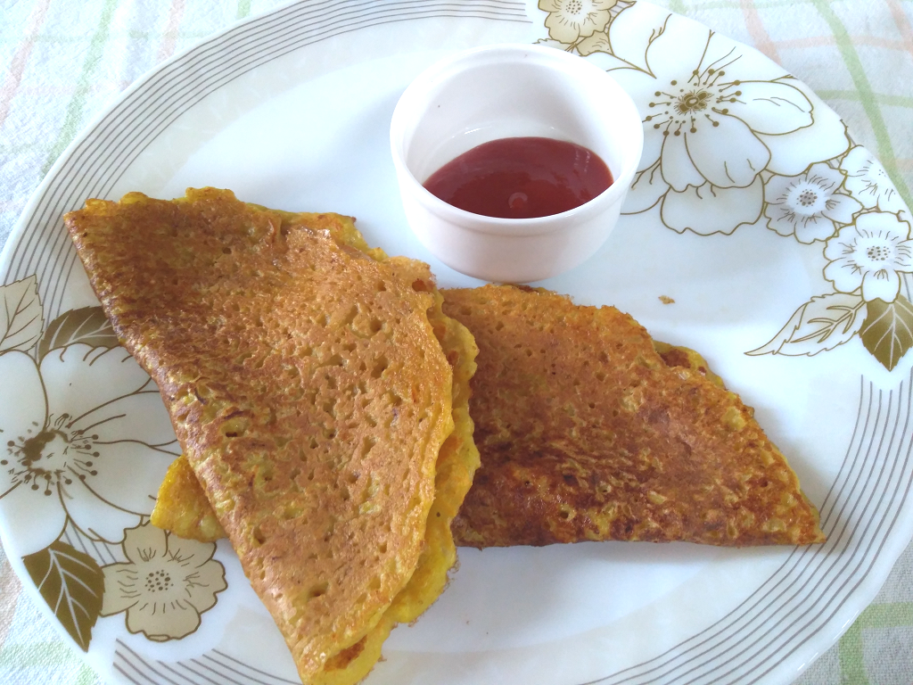 Mix Dal Chilla | Lentil & Vegetable Pancake | Quick Breakfast Recipe