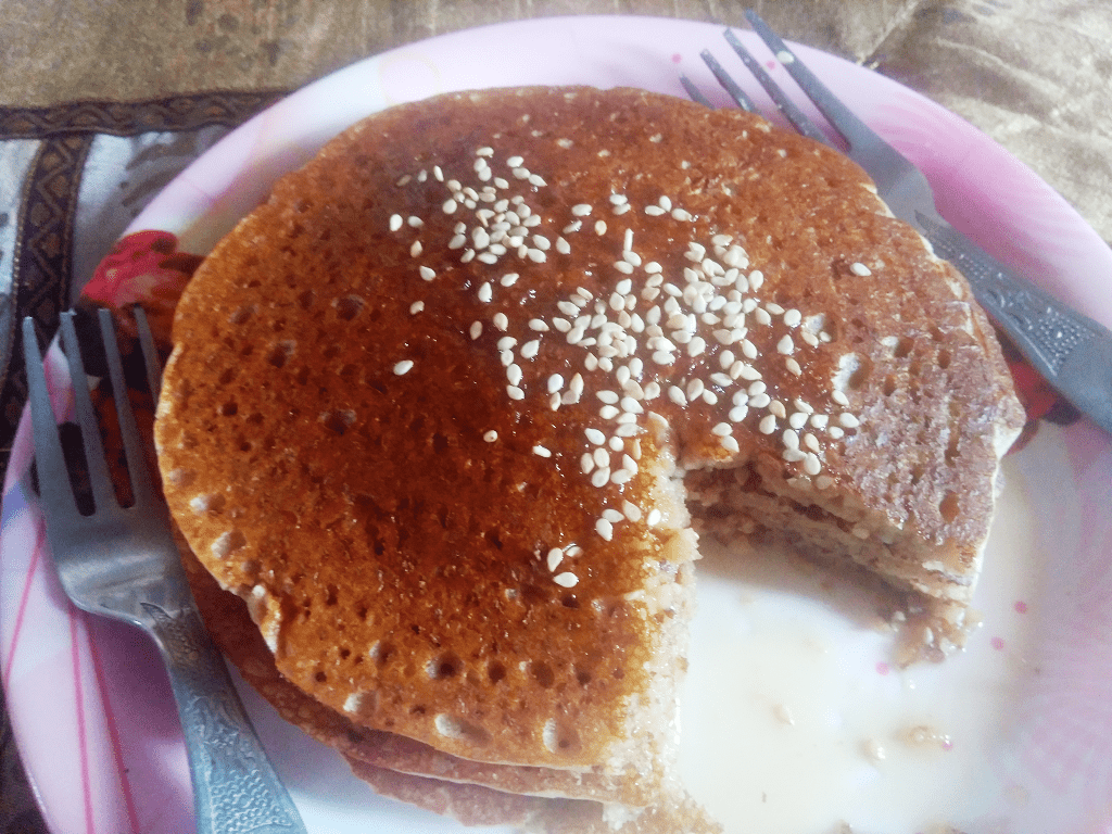 Easy & Healthy Eggless Multigrain Pancake