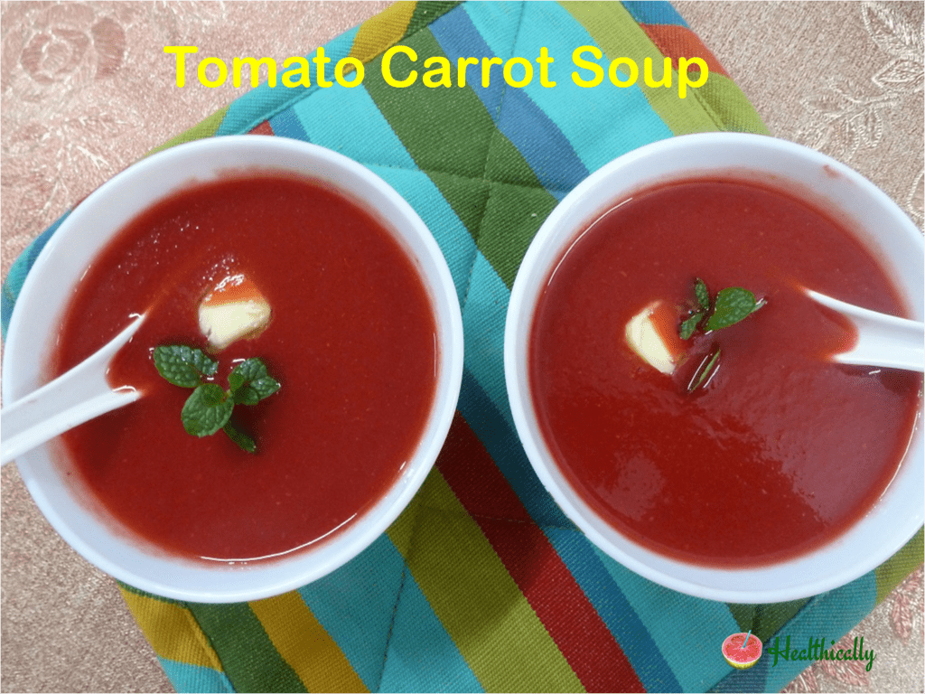 Easy tomato carrot soup recipe