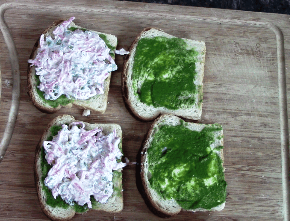 Grilled Veg Sandwich With Hung Curd | Quick Breakfast Recipe