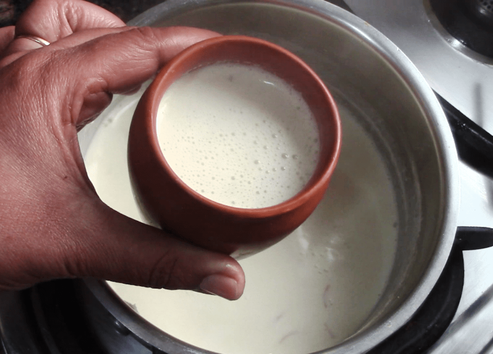 Almond kesar milk in traditional way | hot drink recipe | basant panchmi special