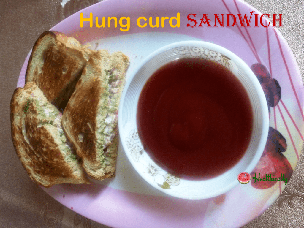 Grilled Veg Sandwich With Hung Curd | Quick Breakfast Recipe