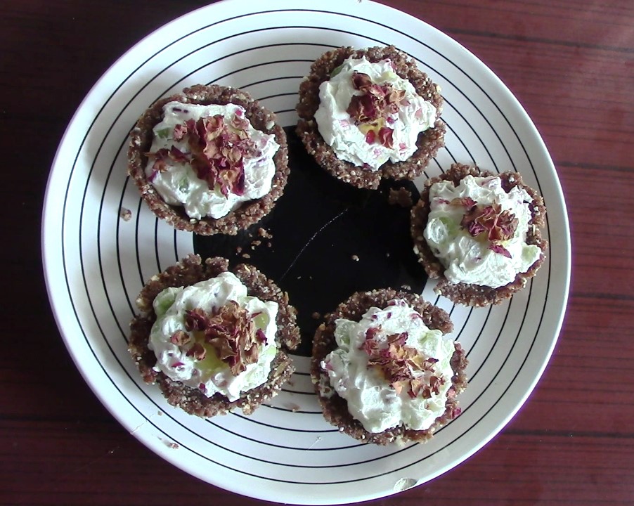 Navratri special dry fruit tart