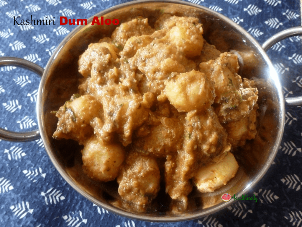 How To Make Kashmiri Dum Aloo / Dahi Wale Dum Aloo