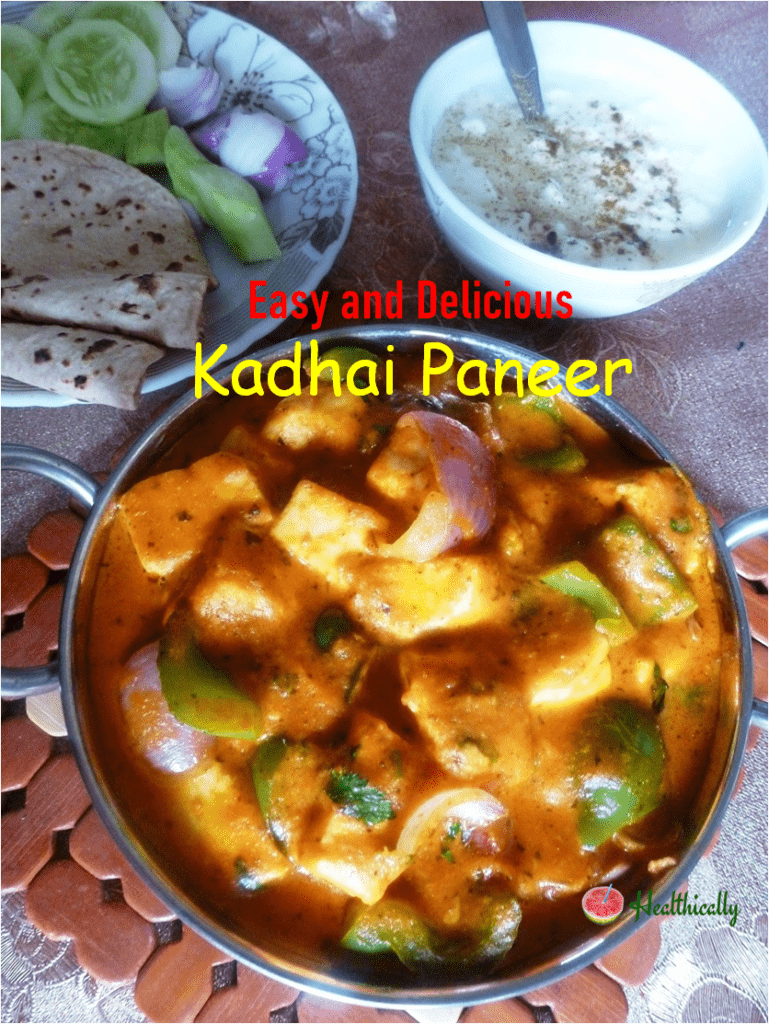 Easy and Delicious Kadhai Paneer