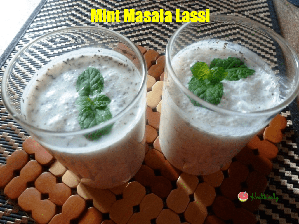 Mint Masala Lassi / Pudine Wali Thandi Chaas