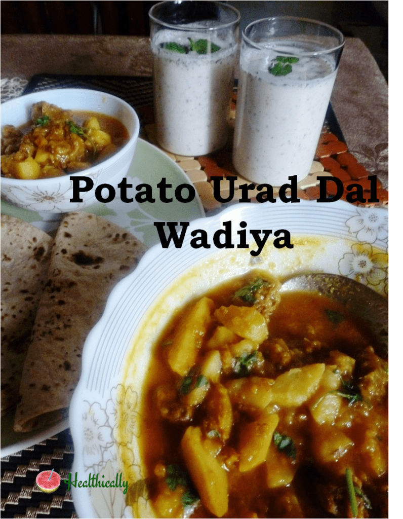 How To Make Potato Urad Dal Wadiya Recipe