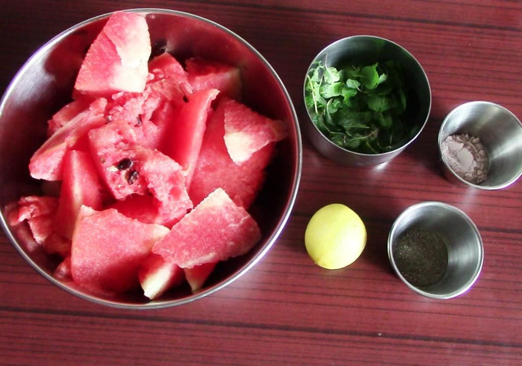 5 Minute Watermelon Mint Juice( No Added Sugar)