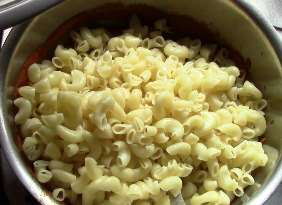 Easy Pan-roasted Vegetable Sauce Macaroni Pasta Recipe