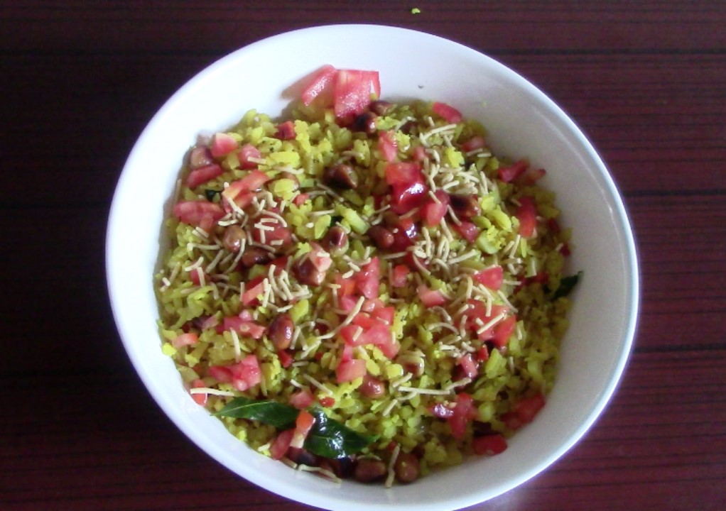 ealthy Mix Veg Poha/ Pohay Recipe/Flattened Rice With Veggies