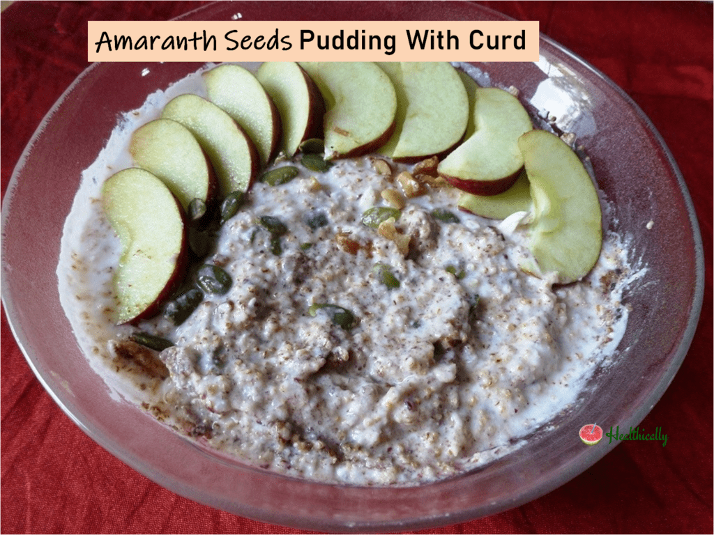 No Cook Amaranth Seeds Pudding | Easy Breakfast Recipe 