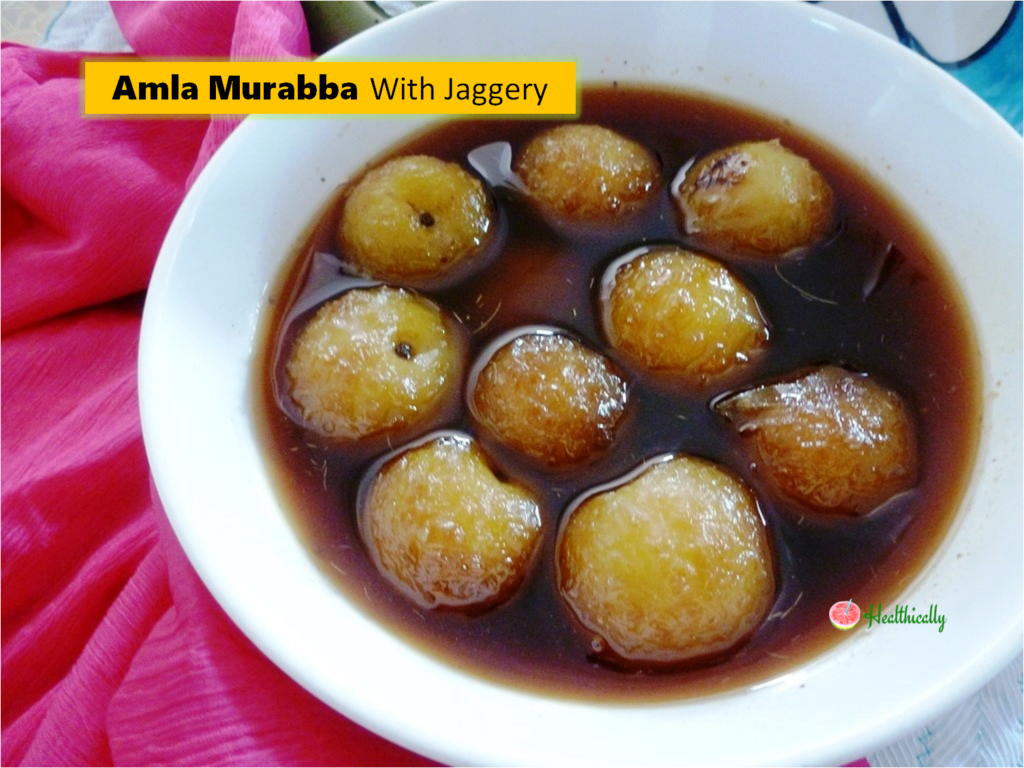 Quick Amla Murabba With Jaggery