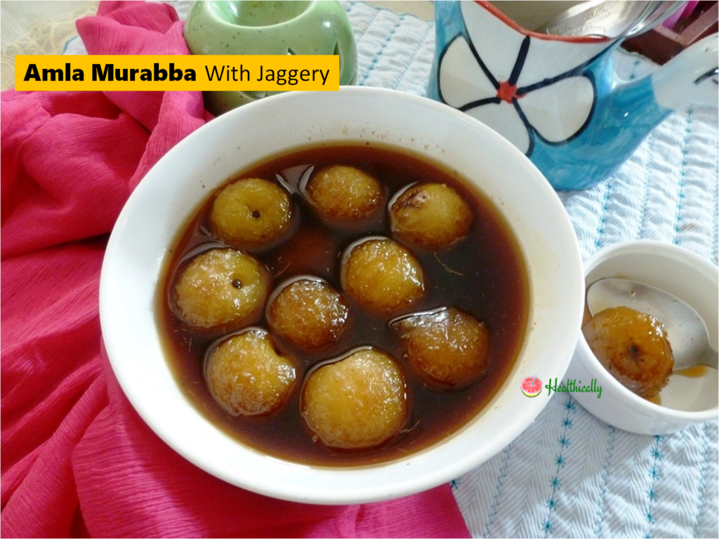 Quick Amla Murabba With Jaggery