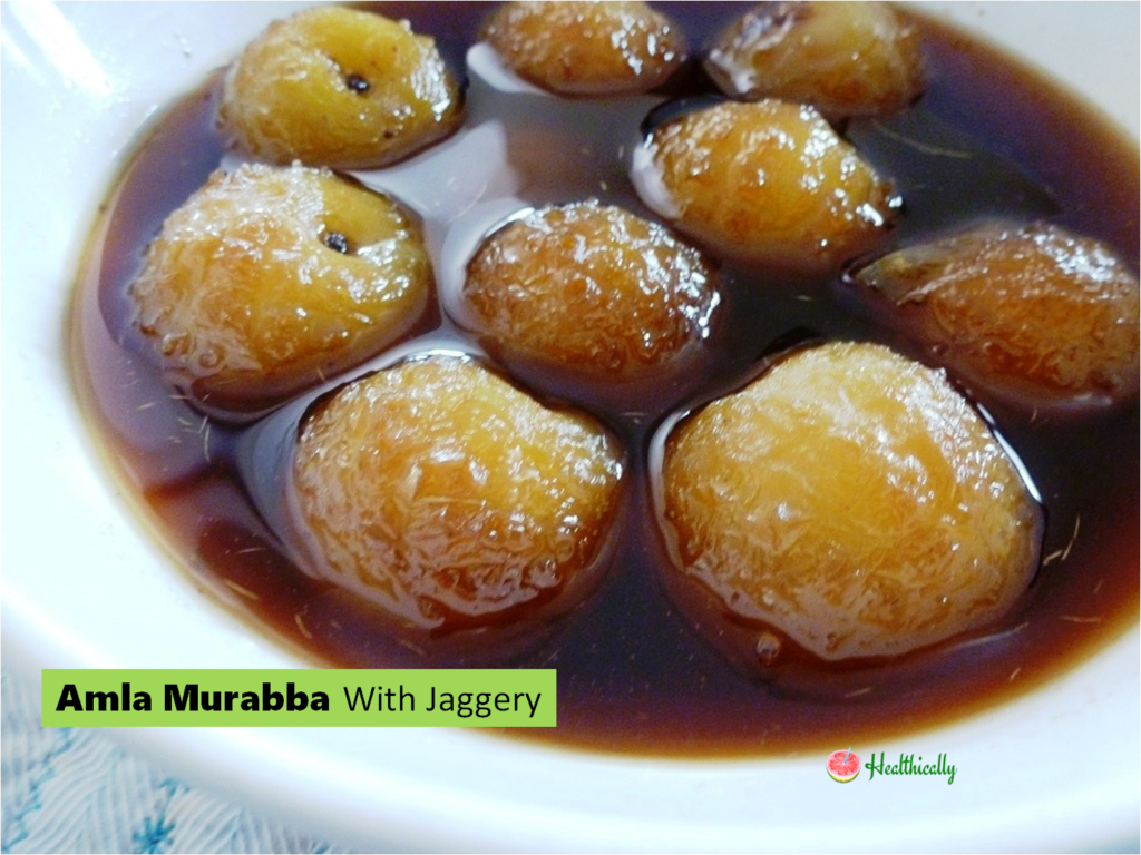 Quick Amla Murabba With Jaggery