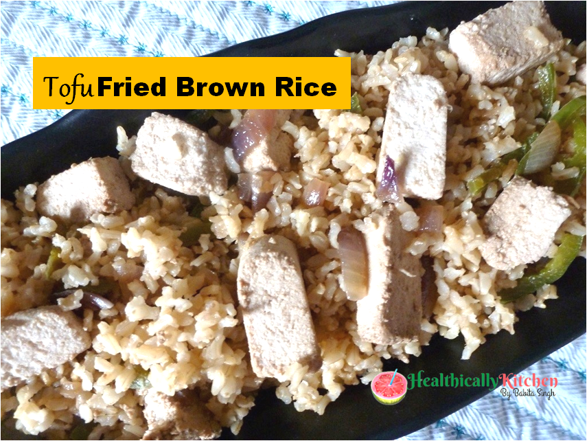 Tofu Fried Brown Rice