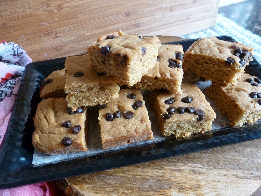 pumpkin blondies