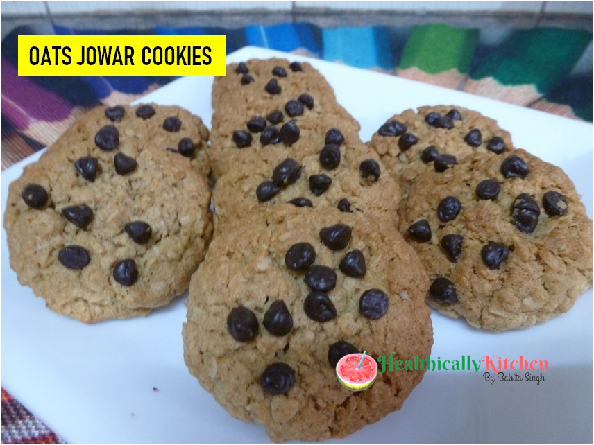 Oats and Jowar Cookies | Eggless & Gluten-free Cookies