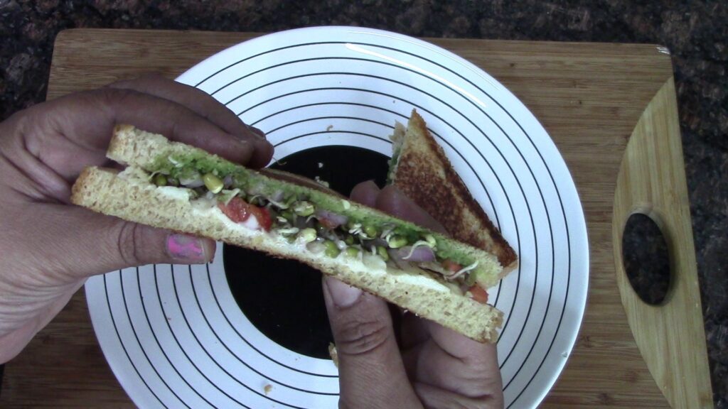 Best Sprouts and Cheese Sandwich | Easy Breakfast Recipe