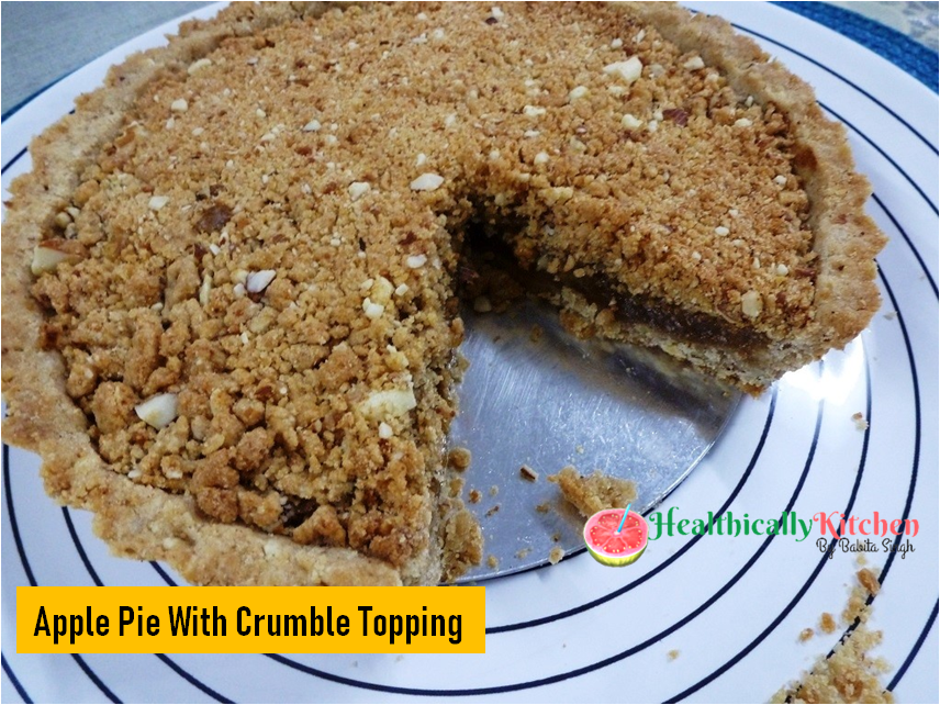 Easy Homemade Apple Pie With Crumble Topping