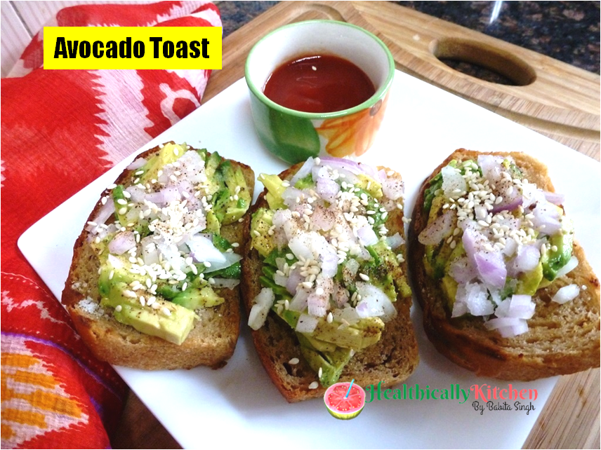 Easy Avocado Toast |  Instant Healthy Breakfast Recipe