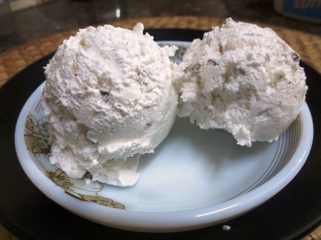 fresh coconut ice cream