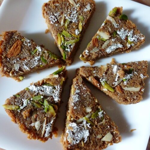 paneer coconut burfi