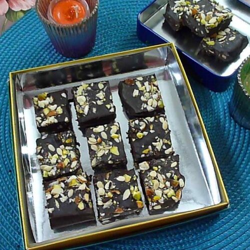 dark chocolate fudge