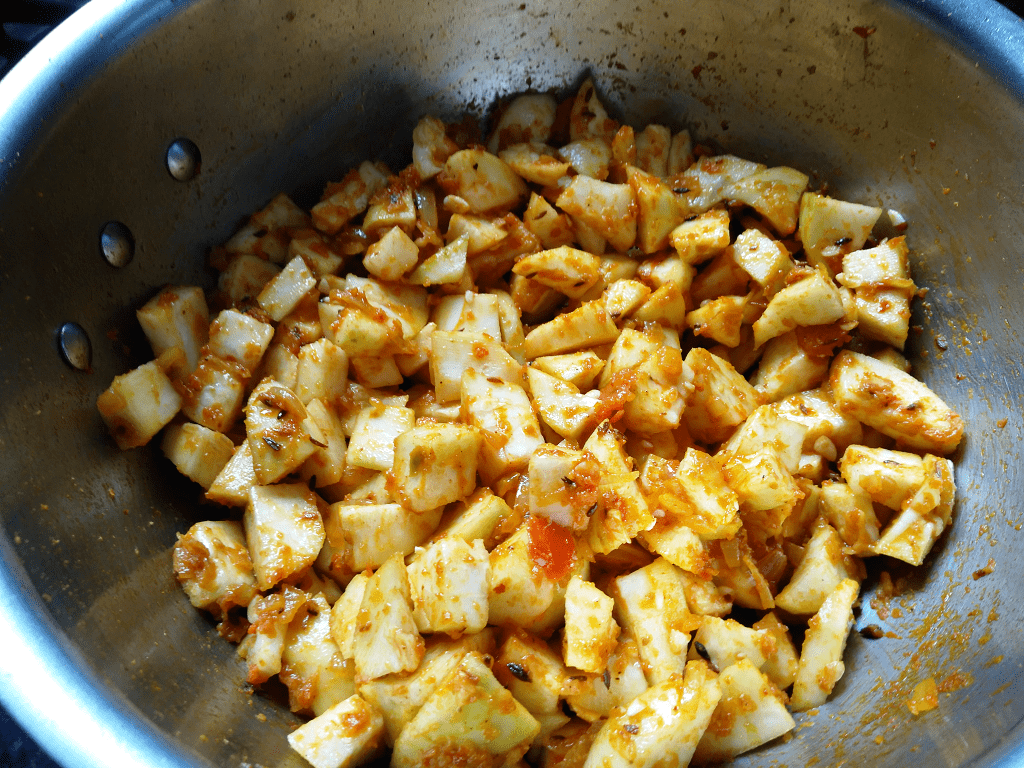 Dry Masala Tinda Veg 