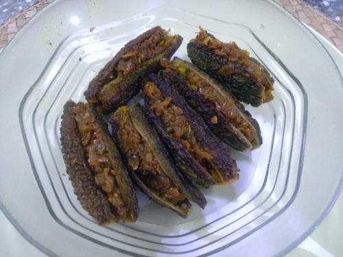 Easy Bharwa Karela Masala Recipe | Indian Bitter Gourd Recipe 4 pic 3 Healthically Kitchen