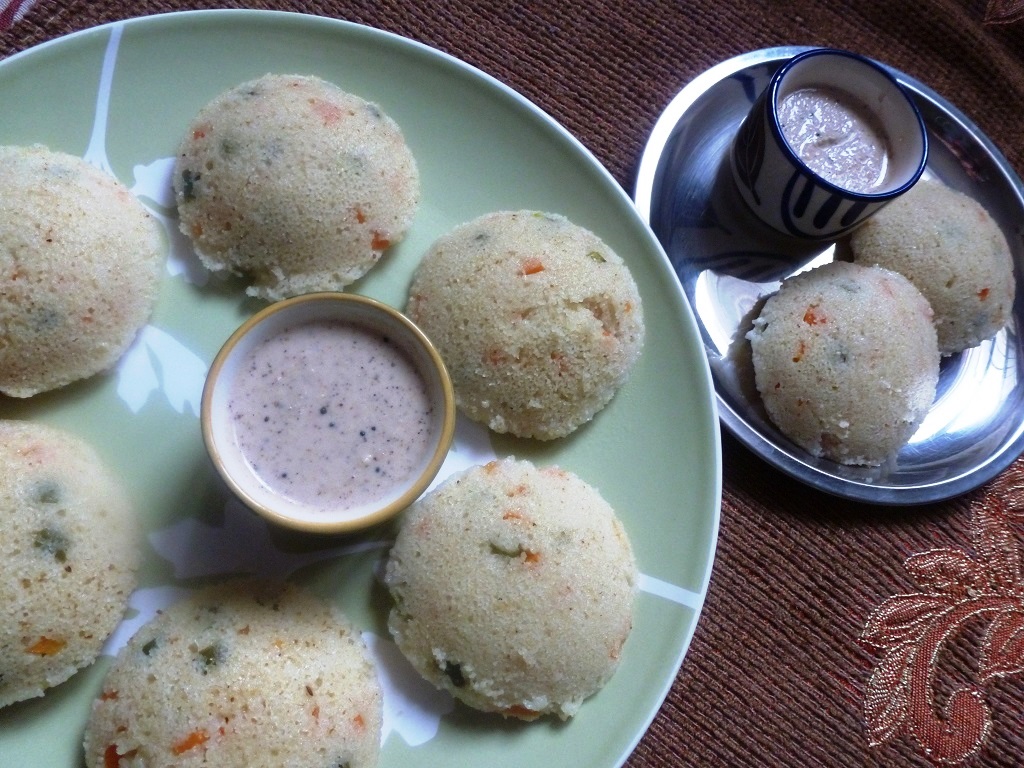 Instant Suji Veg Idli| Easy & Healthy Breakfast Recipe