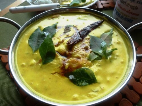 Punjabi Besan Kadhi Pakoda Recipe