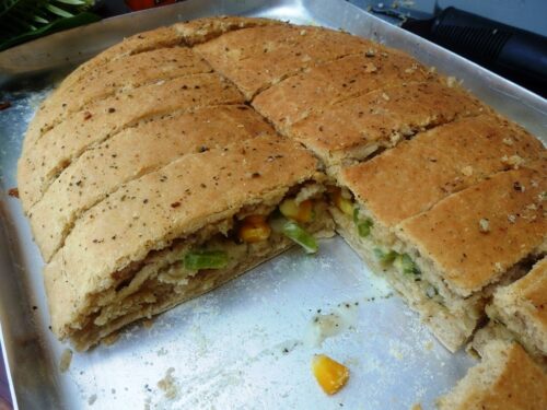 Healthy Whole Wheat Garlic Bread Recipe (From Scratch)