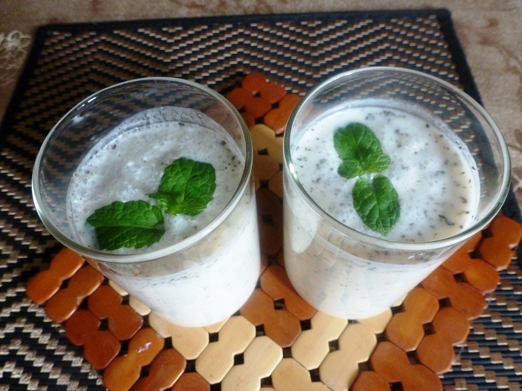 Mint Masala Lassi | Refreshing & Digestive Drink