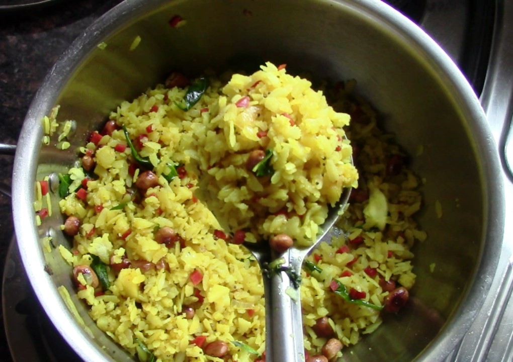 ealthy Mix Veg Poha/ Pohay Recipe/Flattened Rice With Veggies