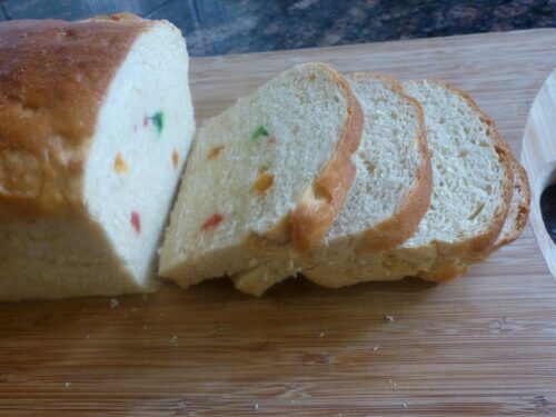 Soft & Moist Whole Wheat Tutti Frutti Bread (No Egg, No Maida)