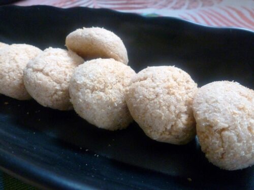 EgglessWhole Wheat Coconut Cookies(No Baking Powder or Baking Soda)