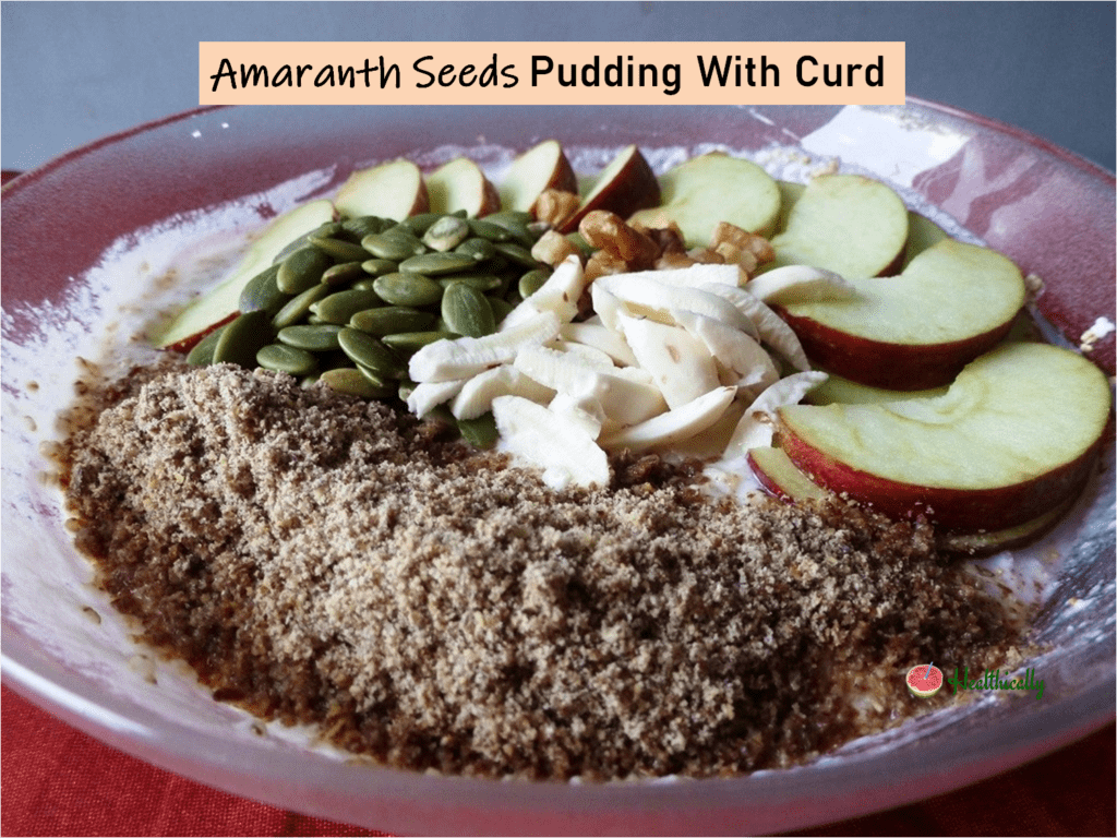 No Cook Amaranth Seeds Pudding | Easy Breakfast Recipe 