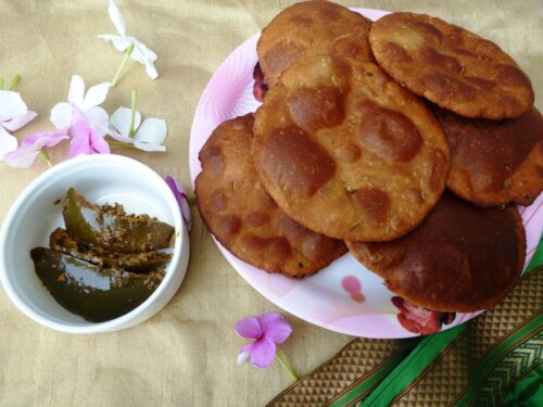 Meethi Poori with Jaggery (Traditional Sweet Poori)