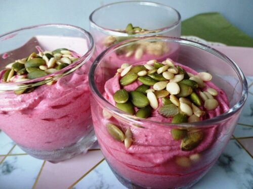 Creamy Beet Mousse Recipe (Healthy Dessert)