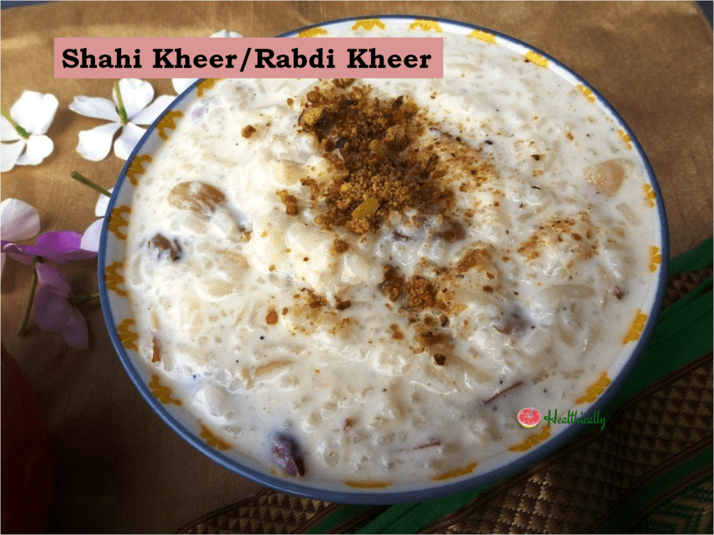 Rabdi kheer/ Shahi rice kheer