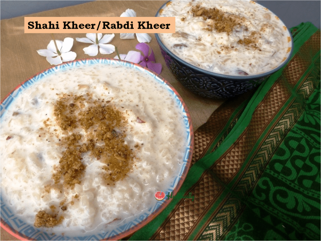 Rabdi kheer/ Shahi rice kheer