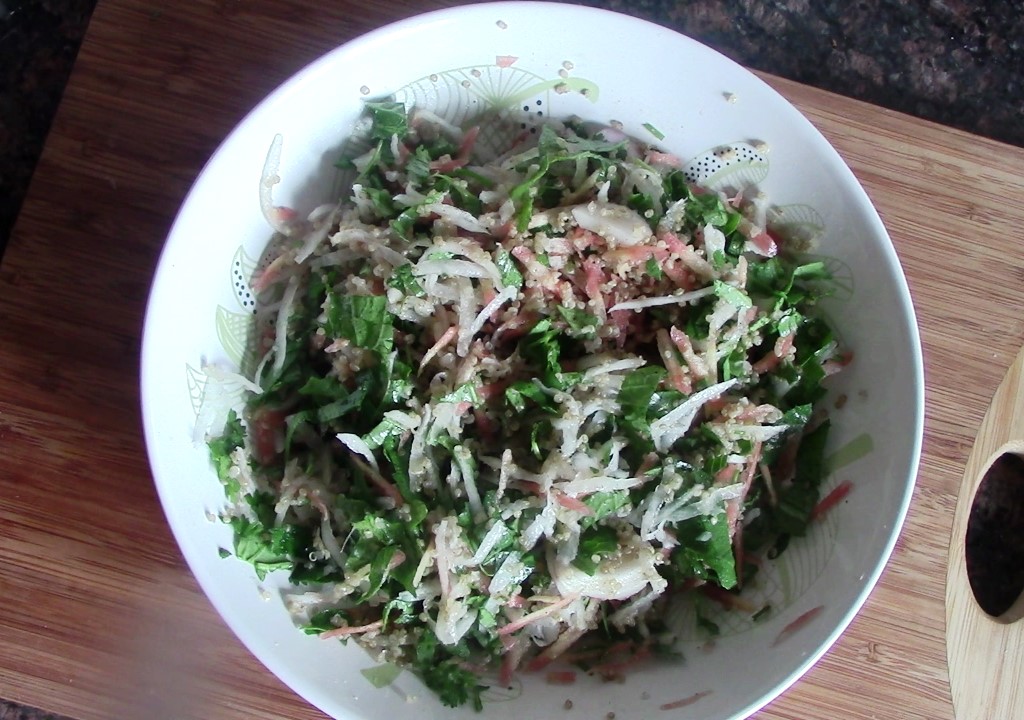 vegan quinoa salad bowl