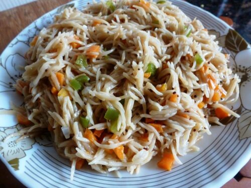 Instant Semiya Upma | Light & Healthy Breakfast | Easy Veg Upma Recipe