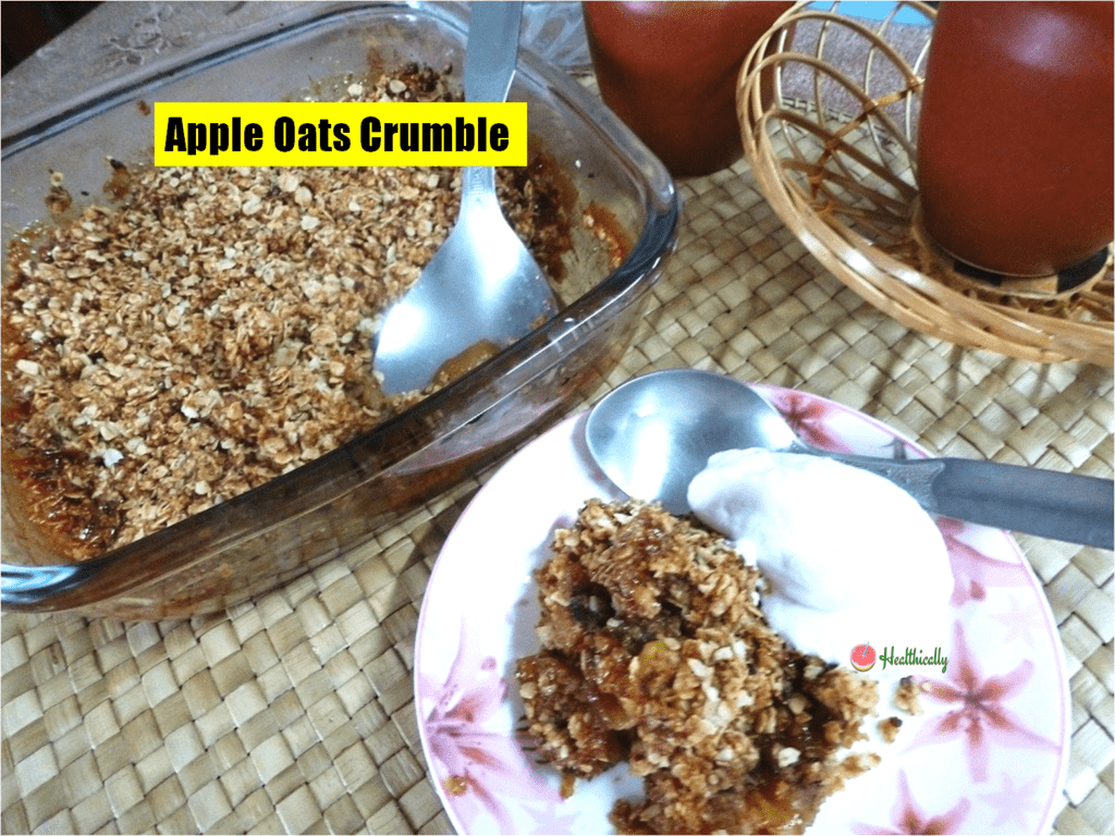 Apple oats Crumble/ Apple crisp