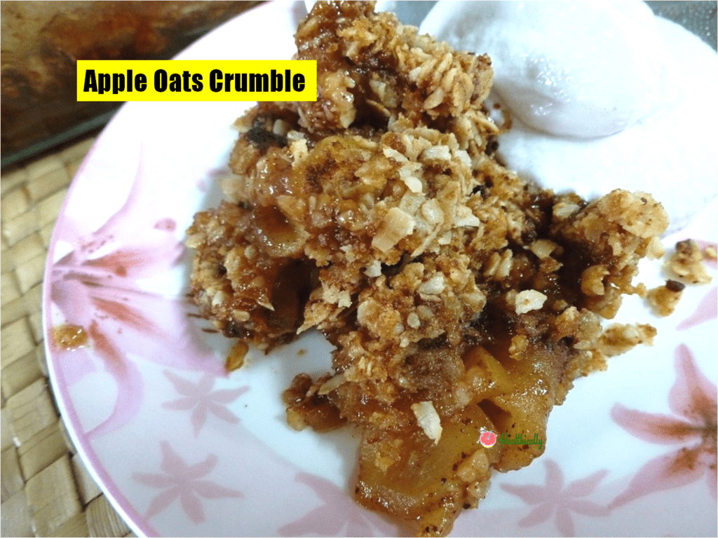 Apple oats Crumble/ Apple crisp