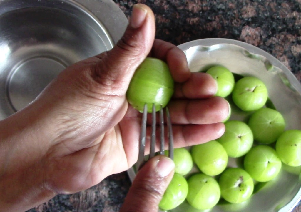 Quick Amla Murabba With Jaggery