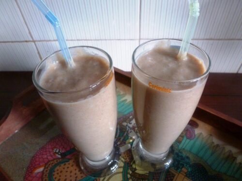 5 Minute Chikoo & Dates Milk Shake | Sugar Free Drink Recipe 3 Chikoo shake