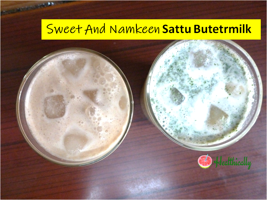 Sweet And Namkeen Sattu Butetrmilk | Energy Booster Protein Drinks for Summer