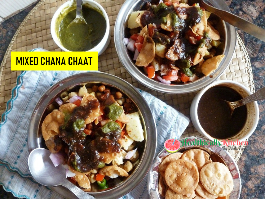 Protein Rich Mix Chana Chaat | Easy & Quick Chaat Recipe