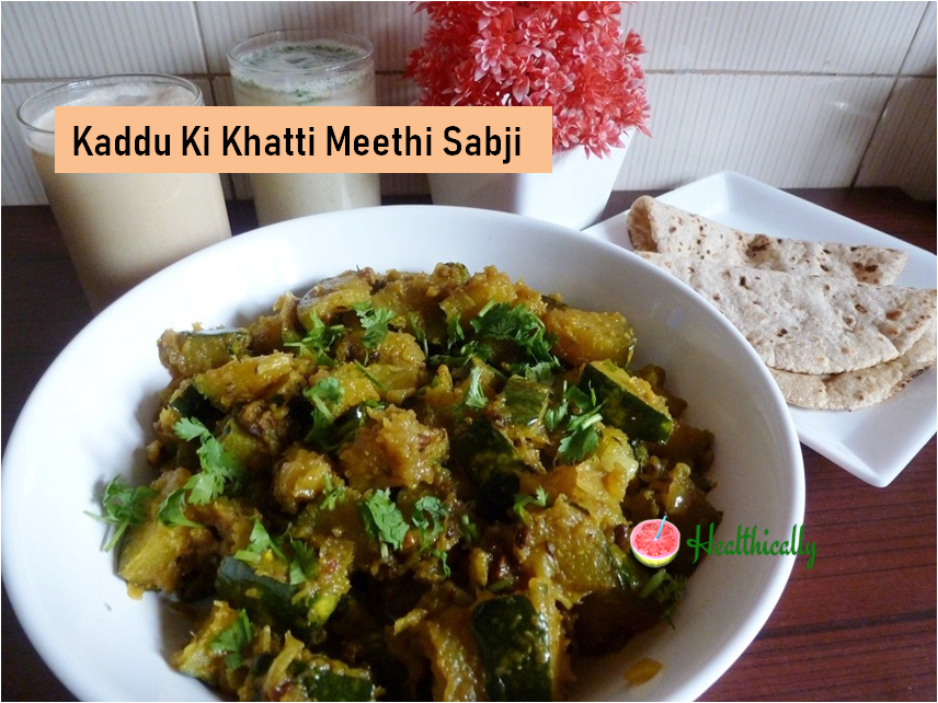 Khatti Meethi Kaddu Ki Sabzi | Easy Pumpkin Dry Veg